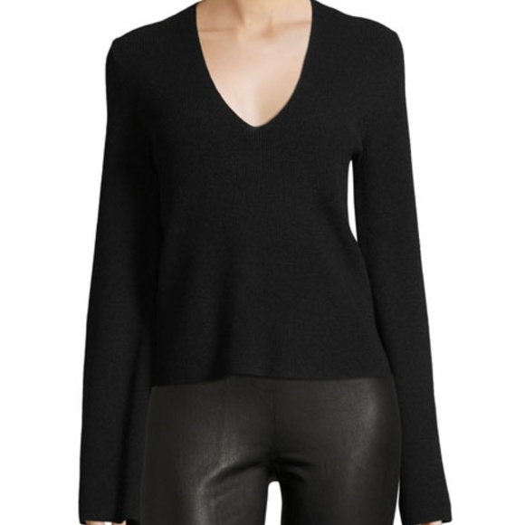 NWT KENDALL AND KYLIE V-Neck Bell Sleeve Sweater XS - Picture 3 of 6